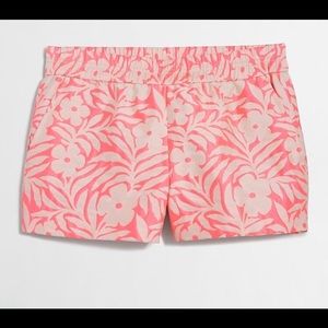 J. Crew Factory Jacquard Boardwalk pull on shorts
